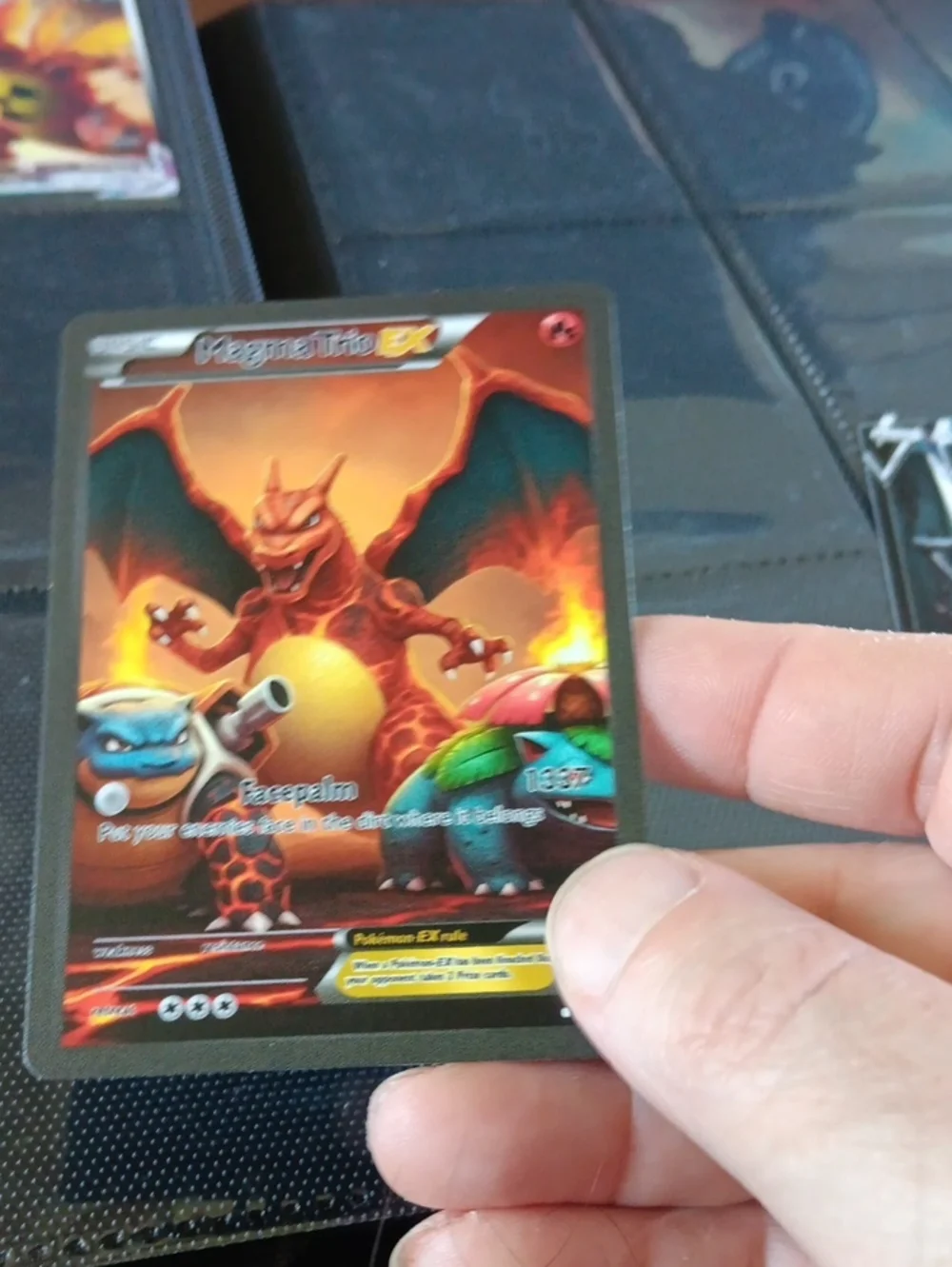 Charizard EX Pokémon Trading Card - Red/Orange